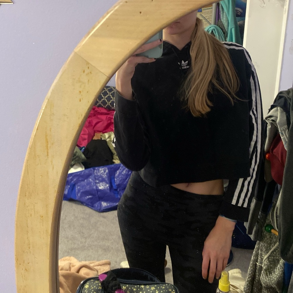 Adidas cropped hoodie